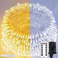 200 LED Connectable String Lights with Remote, Warm White to Cool White