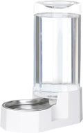 Sfozstra 9L Large Dog Water Dispenser: Gravity Design for Multiple Pets | Spill Resistant/No Filter Maintenance/Stainless Steel Bowl/Easy to Clean/Indoor & Outdoor Use