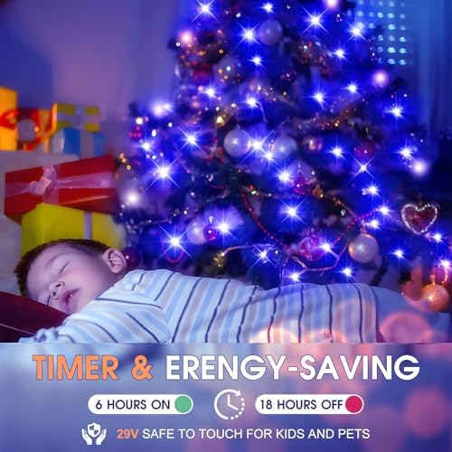 KNONEW 403ft 1000 LED Christmas Lights Outdoor String Light for Tree Decor