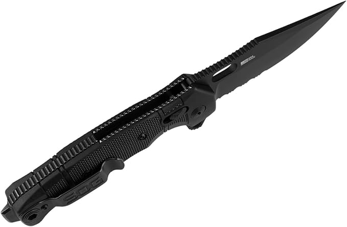 SOG High-Performance Duty S35VN Steel Ambidextrous Carry EDC 3.9" Sharp Blade Seal XR