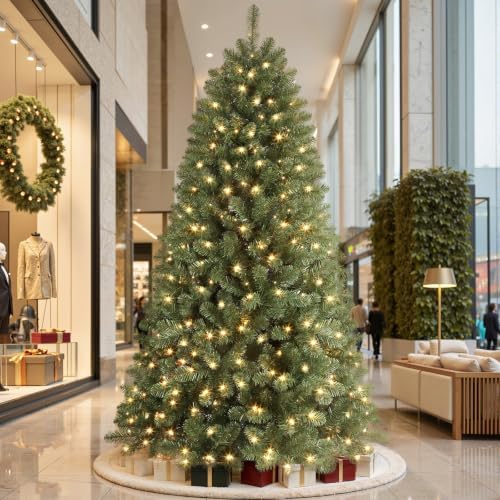 SHareconn 6ft Prelit Artificial Classic Spruce Christmas Tree