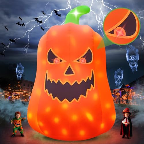 Kalolary 20FT Tall Halloween Inflatables Pumpkin Outdoor Decorations