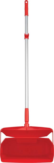 Remco Lobby Dust Pan and Broom Set,Red 62504-1 Each