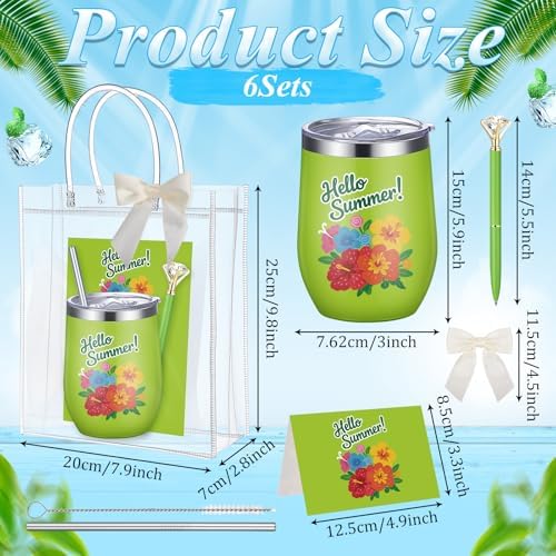 Patelai 36 Pcs Hawaiian Theme Gift Set for Men Women