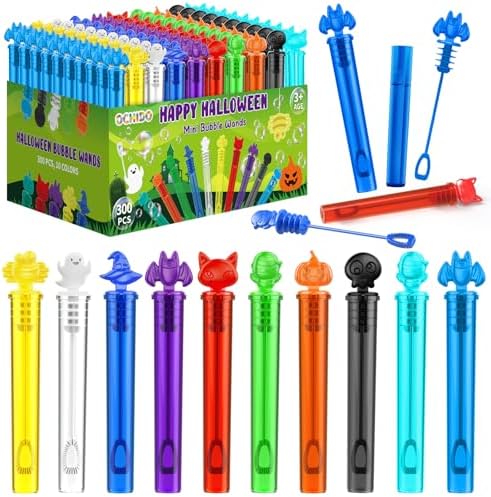 300 PCS Halloween Bubbles Bulk, Halloween Party Favors, Goodie Bag Fillers