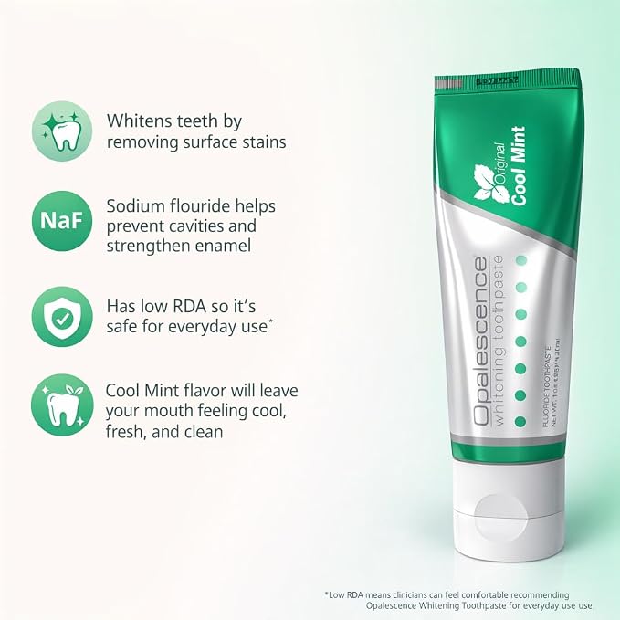 Opalescence Go 15 - Prefilled Teeth Whitening Trays Bundle 6238-1TS | Hydrogen Peroxide 15% - Includes Original Whitening Toothpaste Travel Size 1 Oz & Tongue Scraper (7 Treatments) Mint Flavor
