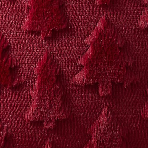 DFXSZ Christmas Tree Pillow Covers 18x18 Set of 2 Christmas Decor Wine Red