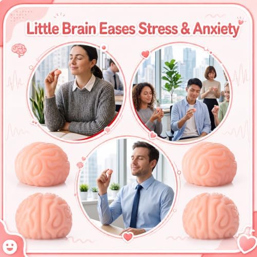 Thenshop 20 Pcs Growth Mindset Gift Brain Relief Favors for Students