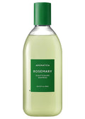 AROMATICA Rosemary Scalp Scaling Shampoo for Hair Growth - Korean Hair Care for Thinning Hair & Hair Loss, Natural Essential Oil, Vegan, Sulfate Silicone Paraben Free (13.53 oz)