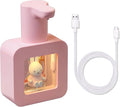 Mipow x Miffy Automatic Soap Dispenser Touchless - 3 Adjustable Foam Levels Smart Sensor, Hand Soap Dispenser for Bathroom Kitchen Home Office, Pink - Gifts for Girls