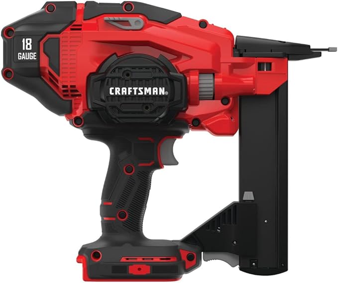 CRAFTSMAN V20 Narrow Crown Stapler, Cordless, 18 Gauge, Tool Only (CMCN618NB)