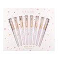 Kiara Sky Professional Nails *NEW* Complete Nail Art Brush Collection for Gel & Nail Art - Acetone Resistant 100% Kolinsky Brush
