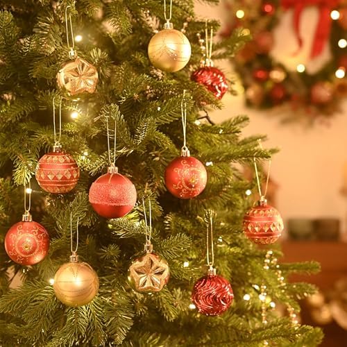 Valery Madelyn 16ct Christmas Tree Decorations Ball Ornaments 3.15 Inches