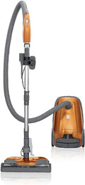 Kenmore 81214 200 Series Pet Friendly Lightweight Bagged Canister Vacuum with HEPA, 2 Motor System, and 3 Cleaning Tools-Orange