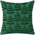 OHOME Christmas Decorations - Christmas Tree Green Pillow Covers 18x18 inch