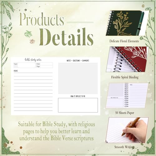 Resurhang Christian Gift Bulk for Women with Notes, Retro Color, 20 Pcs