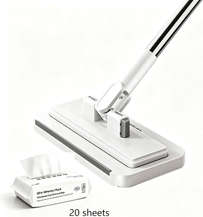 No-Rinse Floor Cleaner Mop with Replaceable Disposable Sheets
