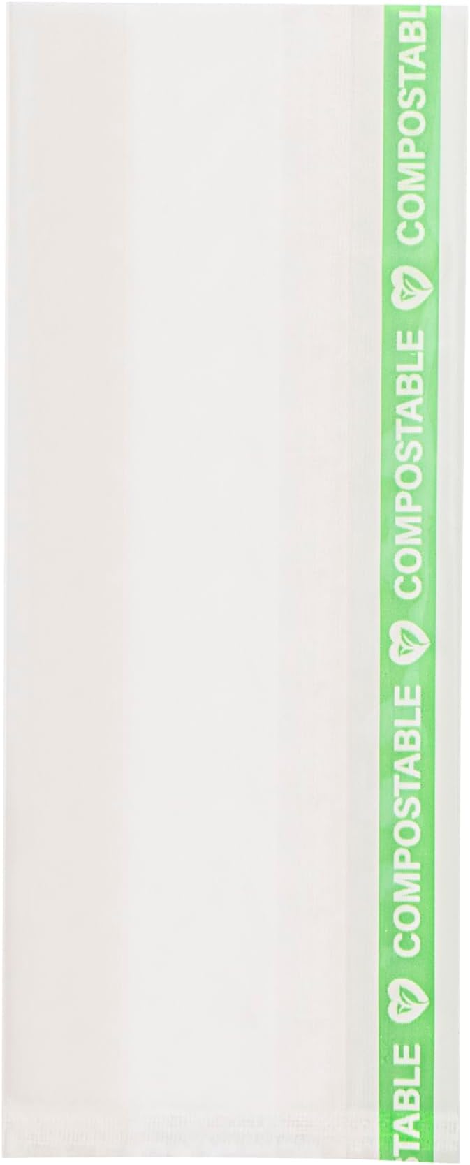 Restaurantware Clear Cellophane Bags 100 Count 2.01 x 1.02 x 5 Inches Heat Sealable Plastic Bags, High Clarity Gusset Bags Food Safe Packaging Clear