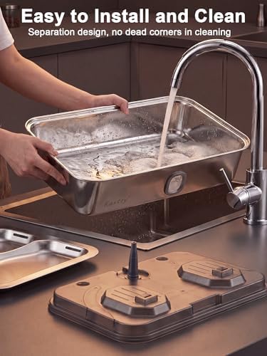 Kastty 17L/4.5 Gal Stainless Steel Dog Water Fountain for Large Dog,FS85
