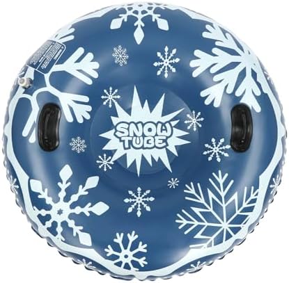 3pcs Comfortable Snow Sleds PVC Ski Circle Lawn Inflatable Sled 121.9cm/48inch