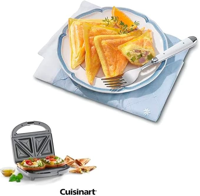 Cuisinart Sandwich Grill, Silver, WM-SW2N1NAS