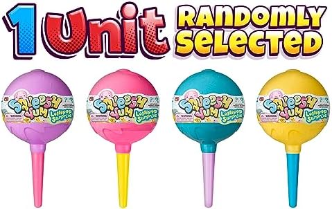 JA-RU Squeesh Yum Lollipop Surprise with Mini Mochi Squishy Animals 3336-1