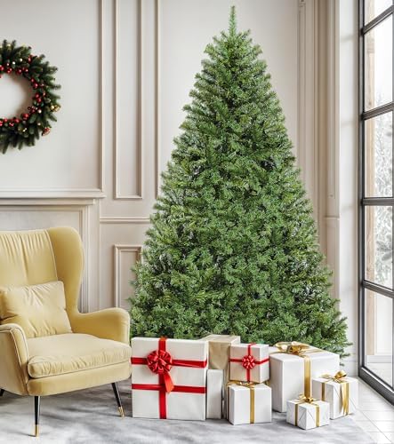 DWVO 6ft Green Spruce Artificial Christmas Tree with 880 Tips