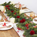 6FT Christmas Garland for Indoor Outdoor Table Fireplace Xmas Decorations