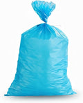 1000 Pack 10 lb Blue Heavy-Duty Plastic Ice Bags - 1.75 mil Durable Freezer Ice Packing Bags with Twist Ties for Retail, Catering & Commercial Use