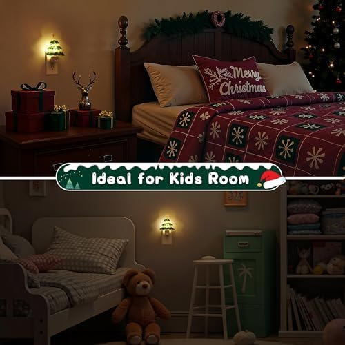 L LOHAS LED Christmas Tree Night Light 3000K Warm White Plug in Night Light