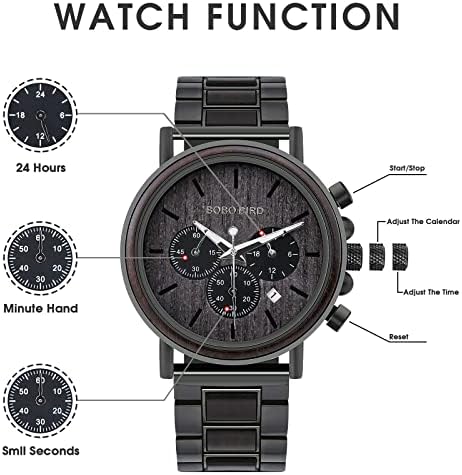 2win Engraved Wooden Watch for Boyfriend My MAN Fiancé Husband Customized Personalized Wood Watches for Men Birthday Anniversary Personalized Watch