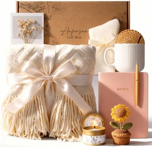 Birthday Gift for Women Friendship, Gifts for Women Birthday Unique Self Care, Gifts Basket for Best Friend, Sister, Mom, Teen Girls, Wife, Girlfriend, Coworker