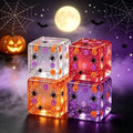 Halloween Ghost Bao Glitter-Squishy Halloween Squishy Cube, Glitter Ghost Toy, Glitter Pumpkin Squishy for desks, Backpacks(4Pack)