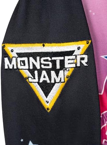Monster Jam French Terry Racing Zip Up Coverall Infant to Big Kid Grave Digger El Toro Loco Megalodon