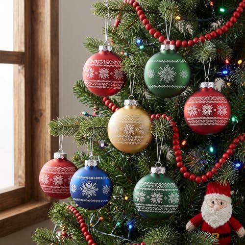 Zubebe 72 Pcs 3.15 Inch Blank White DIY Christmas Ball Ornaments for Craft
