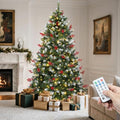 YITAHOME Prelit Pre-Decorated Christmas Tree 9FT with Remote
