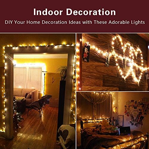 BrizLabs Clear White Incandescent Christmas String Lights 600 Count 139.2ft