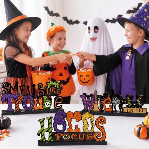 Hocus Pocus Decor, Halloween Decorations Indoor Wooden Table Sign