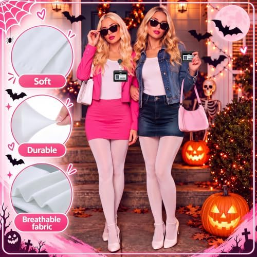Kingdder 2-Person Agent Halloween Costume Set, 10 Pcs Multicolor