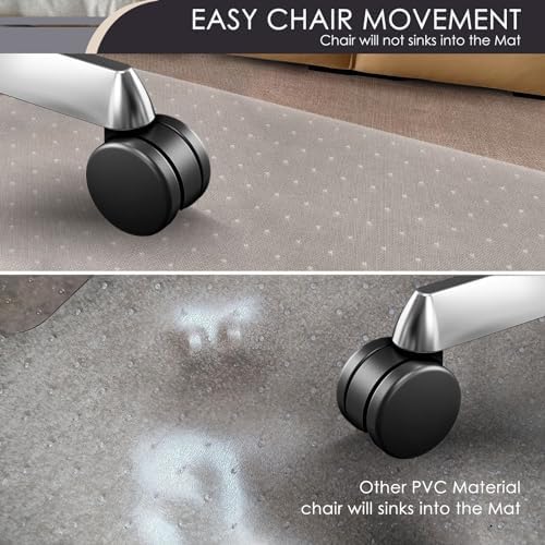 Kuyal Office Chair Mat for Carpet, 2 Pack Heavy Duty Computer Chair Mat