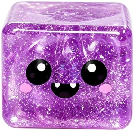 Halloween Ghost Squishy Toy, Cute White Ghost Squeeze Toy, Soft Slow Rising Squishy, Halloween, Spooky Gift & Halloween Decor(Purple2)