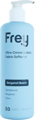 FREY Natural Liquid Fabric Softener and Conditioner | HE Laundry Softener for All Machines | Plant-Powered Eco Friendly Formula | 1-Pack, Bergamot Beach