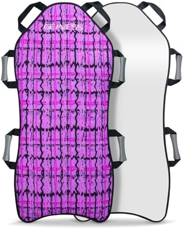 Foldable Snow Sled 45"×18", Pink