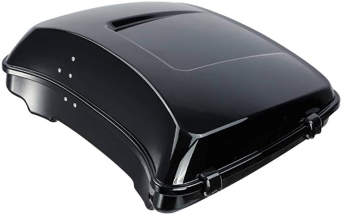 TCMT 5.5" Razor Motorcycle Trunk W/Black Latch Fit For Harley 2014-2025 Touring CVO Road King Road Glide Street Glide Electra Glide Pack