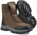 FUDYNMALC Men's Snow Boots Water-Resistant: Non-Slip Hiking Winter Shoes