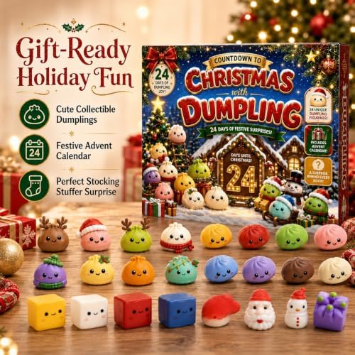 Christmas Squishies Advent Calendar 2026 Countdown for Adults