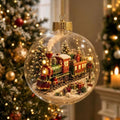 Glowing Christmas Story Ornament, 2026 New Mini Holiday Scene 3.94In