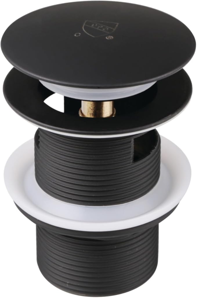 Kingston Brass VTDESHOEMB Trimscape Tub Drain Shoe, Matte Black 2.75 x 2.75 x 3.06