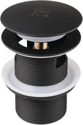 Kingston Brass VTDESHOEMB Trimscape Tub Drain Shoe, Matte Black 2.75 x 2.75 x 3.06