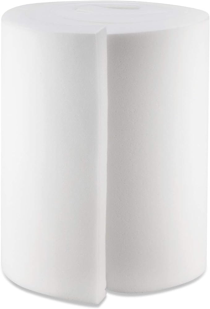 Patelai Cushion Sheet Upholstery Foam High Density Foam Padding Seat Replacement Upholstery Wrap Sponge Padding for Cushions Chairs Packing Storage and Shipping(79 x 16 x 2 Inch,White)